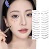 4/8 Pair 3D False Eyelashes Tattoo Waterproof Fake Eyelash Lower Eyelash Tattoo Stickers  Women