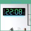 Modern Minimalist Led Wall Clock With Night Light And Calendar For Living Room Decor