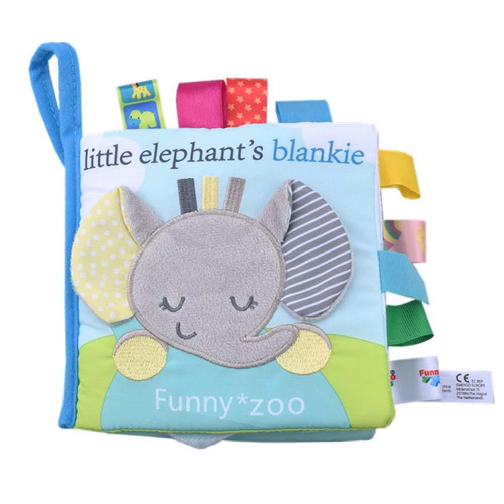 

Funny Cloth Book Toy Sensory Book Early Learning Enlightenment Book Fine Motor Development Style 2
