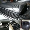Protect and Decorate Your Vehicle with 7D Waterproof Carbon Fiber Vinyl Car Wrapping Film Sticker, 30 x 152cm Size