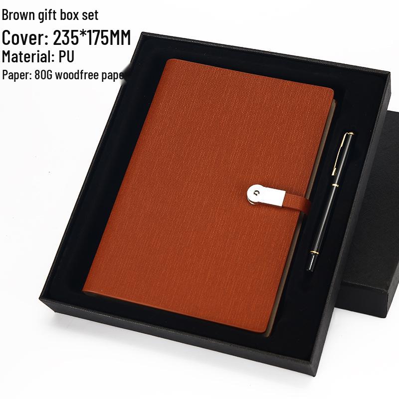 A5 Custom Logo Notebook Gift Set - Perfect for Business Meetings and Recording Notes