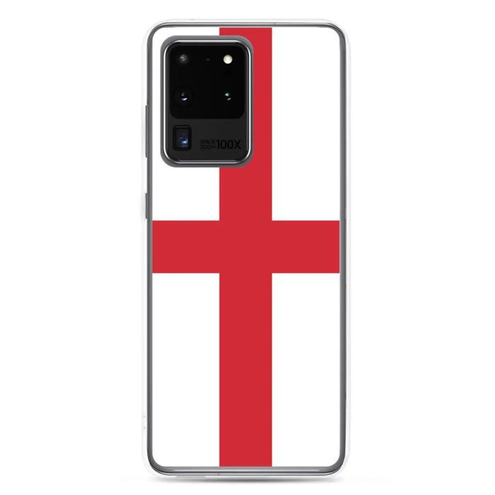 Coque Téléphone - Samsung - Galaxy S20 - Drapeau Angleterre - Souple - Multicolore
