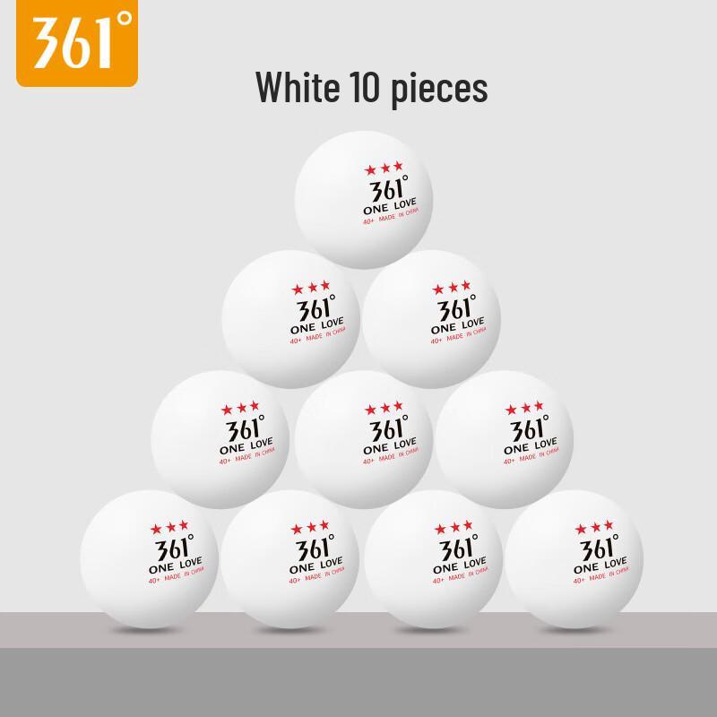 361° Three-Star Table Tennis Balls