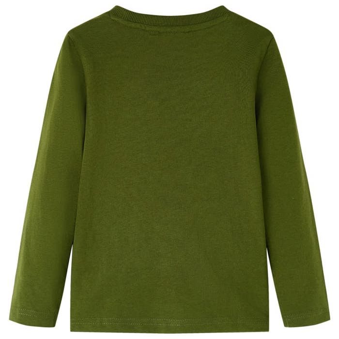 Children's Long-sleeved T-shirt Dark Khaki 92/104/116/128/140