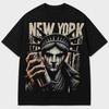 New York T-shirt with Statue of Liberty print, sizes S-5XL