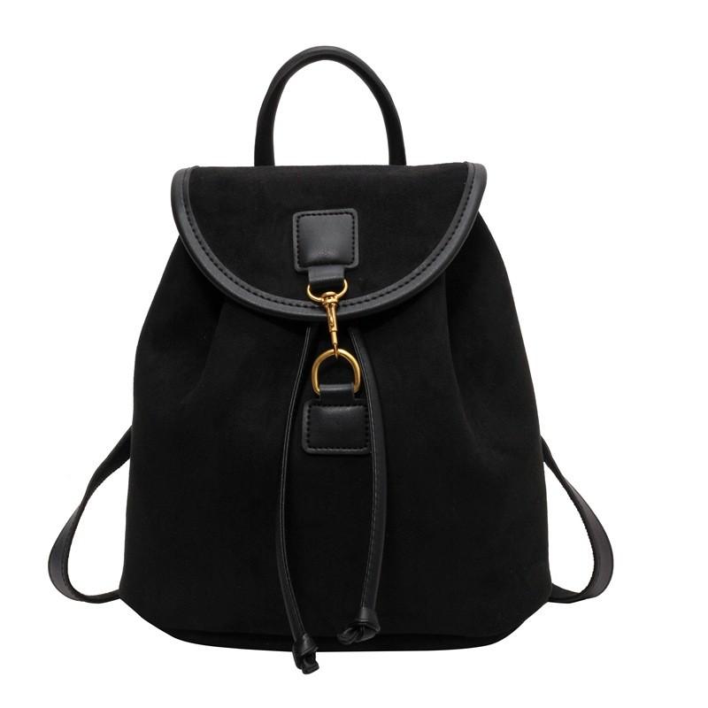 Ielgy High-End Feeling Large-Capacity Backpack Ladies Fashionable Korean Style Backpack Frosted Fashion Travel Backpack