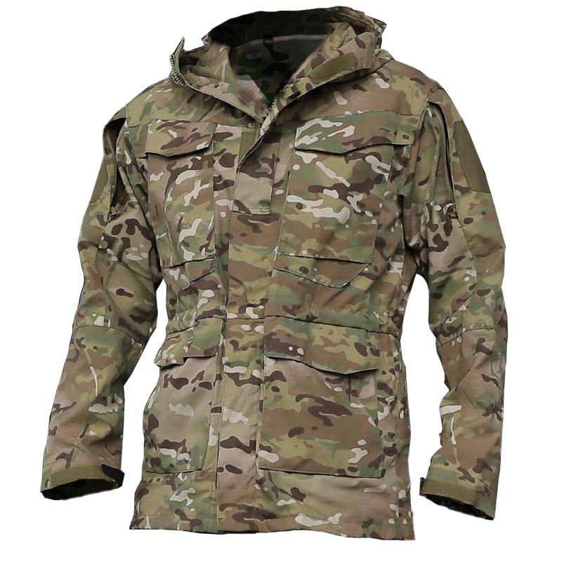 Archon camouflage suit outdoor waterproof and wear-resistant spring and autumn tactical jacket pants can be customized tooling jacket