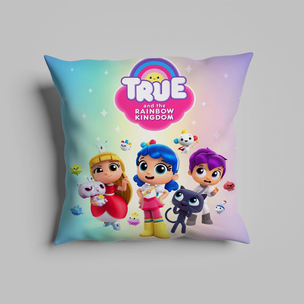 Pillow Case luxurious home office, sofa decorative Multi sized car seat cushions, pillowcases T-True and The R-Rainbow Kingdom