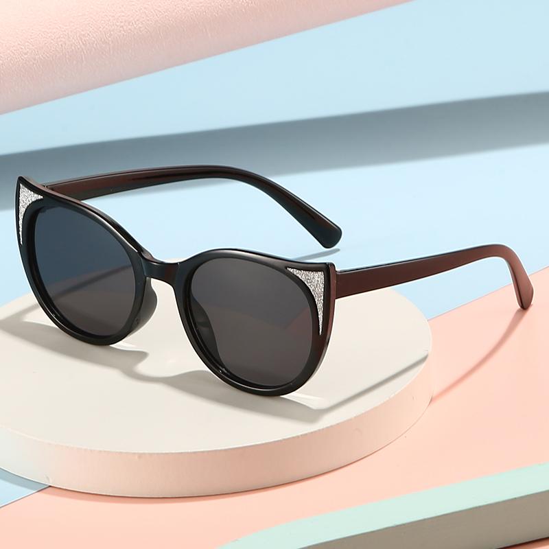 New Kids Sunglasses Trend Retro Cat Eye UV400 Sun Glasses Artistic Minimalist Boys Girls Eyewear