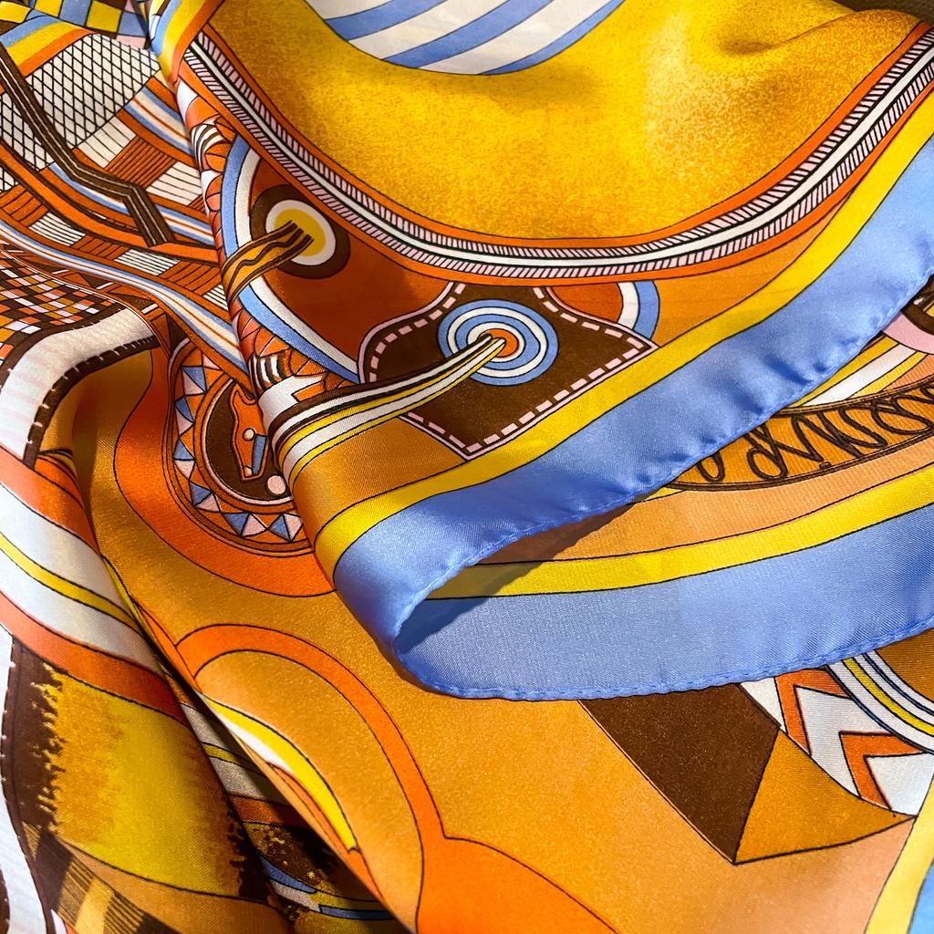 Fashion Scarves for Women Shawl Print Silk Satin Hijab Scarf Female Bandana 70*70cm Luxury Brand Square Shawls Scarfs For Ladies