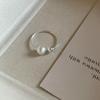 Anello Minimalista da Donna in Argento Sterling 925, Inossidabile, Anello Aperto di Alta Gamma per Dito Indice di Coppia