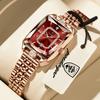POEDAGAR Top Luxury Woman Watch Waterproof Stainless Steel Date Ladies Wristwatch Quartz Elegant Rose Gold Women's Watches Reloj