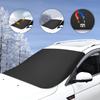 Multi-Purpose Car Windshield Cover,Magnetic Anti-Theft Snow Ice Sun Shade,Weather Car Front Window Protector for Winter & Summer