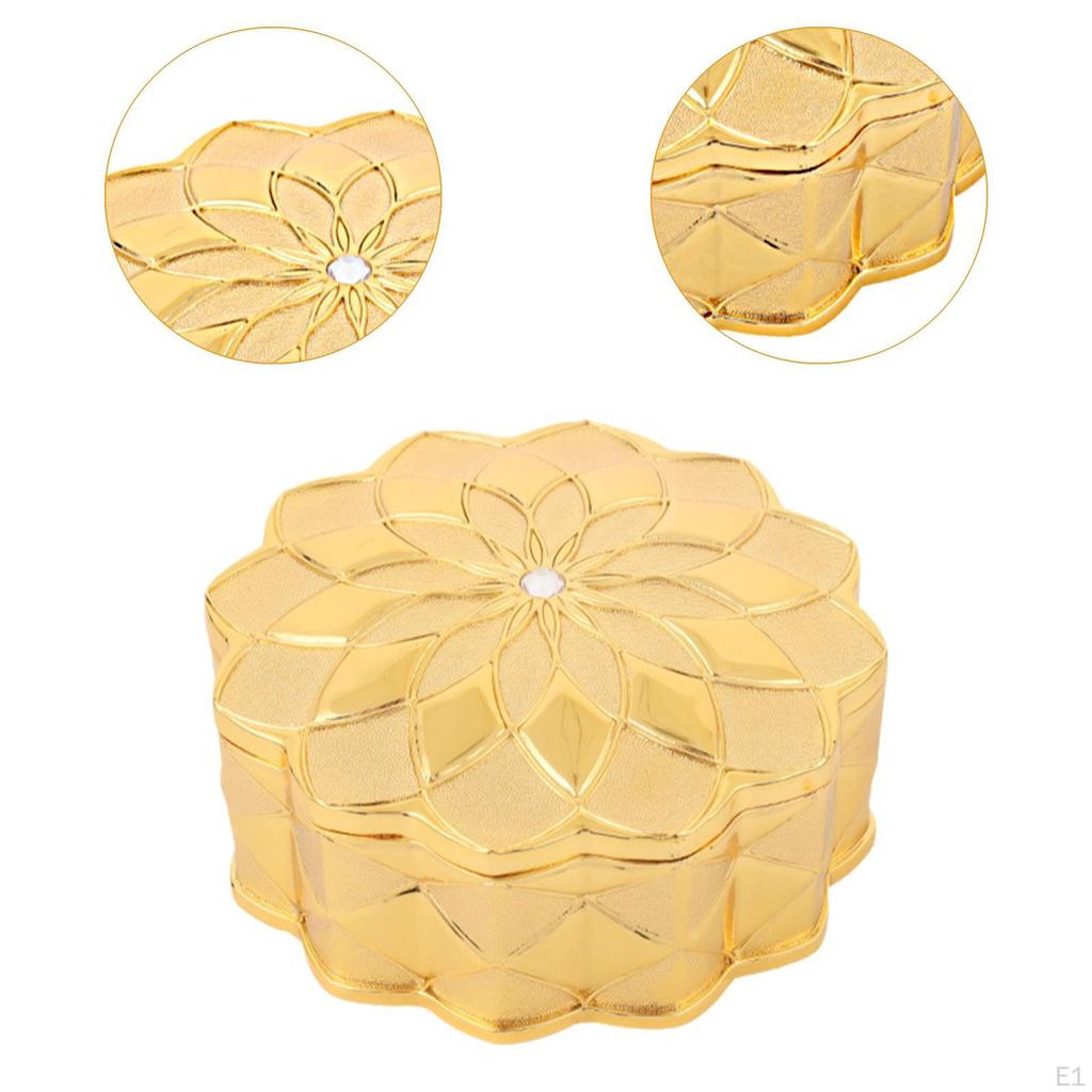 Jewelry Box for Women Small Trinket Storage Multifunctional Desktop Organizer