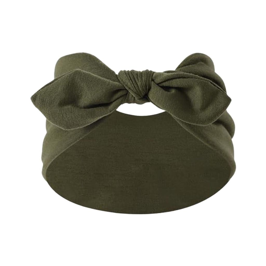 Women Bowknot Rabbit Ear Headband, Boho Style Extra Wide Cute Rabbit Ear Knotted Headband, Paisley Pattern Elastic Solid Bow Hair Accessories