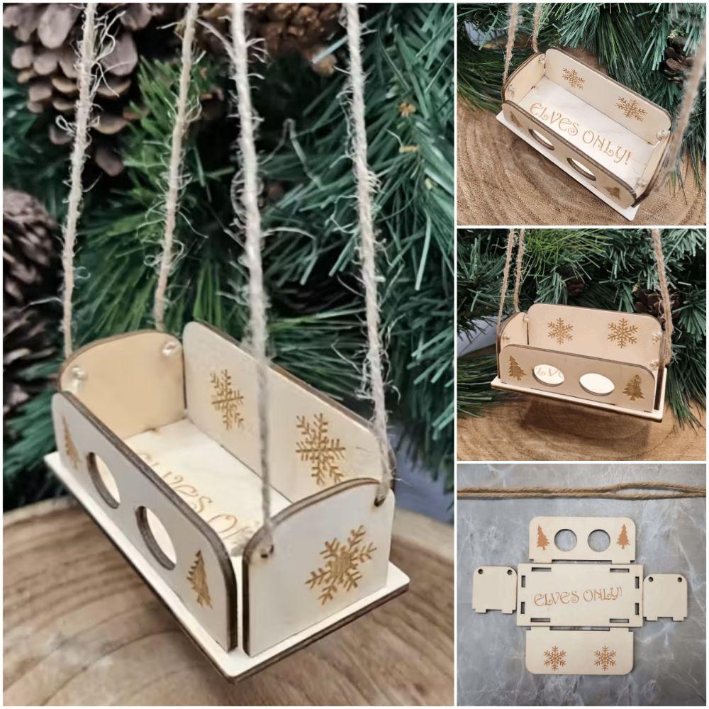 DIY Elves Swing Ornament Elves Only Christmas Tree Decoration Hanging Decorative Swing Gift