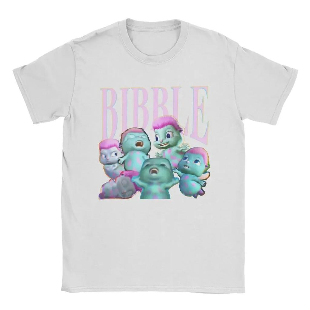 Y2k Hip Pop T Shirts Vintage Bibble Collage TShirts Fashion Print TShirt Vintage Harajuku Cotton Casual Loose TShirts Unisex