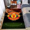 "Manchester United Logo Carpet, Stadium Background, Sports Fan Rug" Suitable for Use As an Anti-slip for Living Room Bedroom Sofas