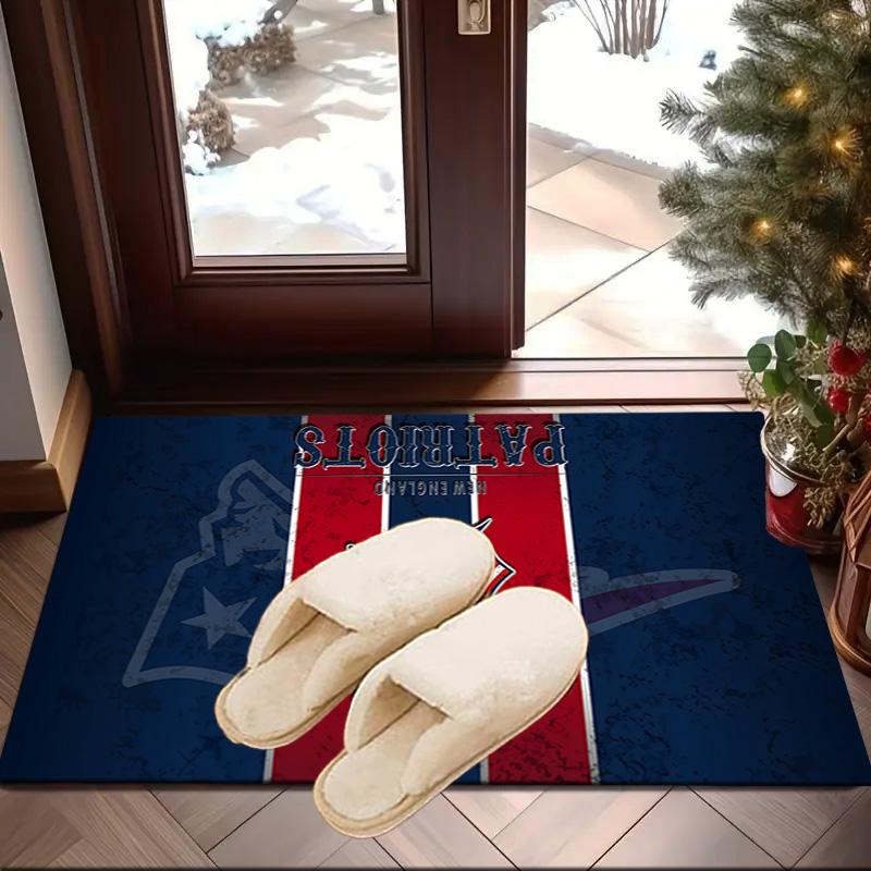 Patriots Team Spirit Area Rug for Office, Chair Rug, Decorative Carpet Livingroom Mat, Large Size Fan Gifts Christmas Gifts