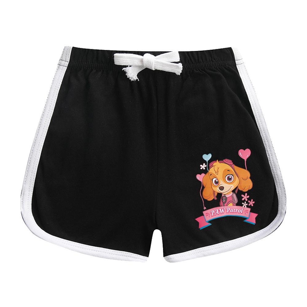 Paw Patrol Girls' Stylish Summer Outfit Set – 2022 Fashionable Short-Sleeve Two-Piece for Small & Medium Children