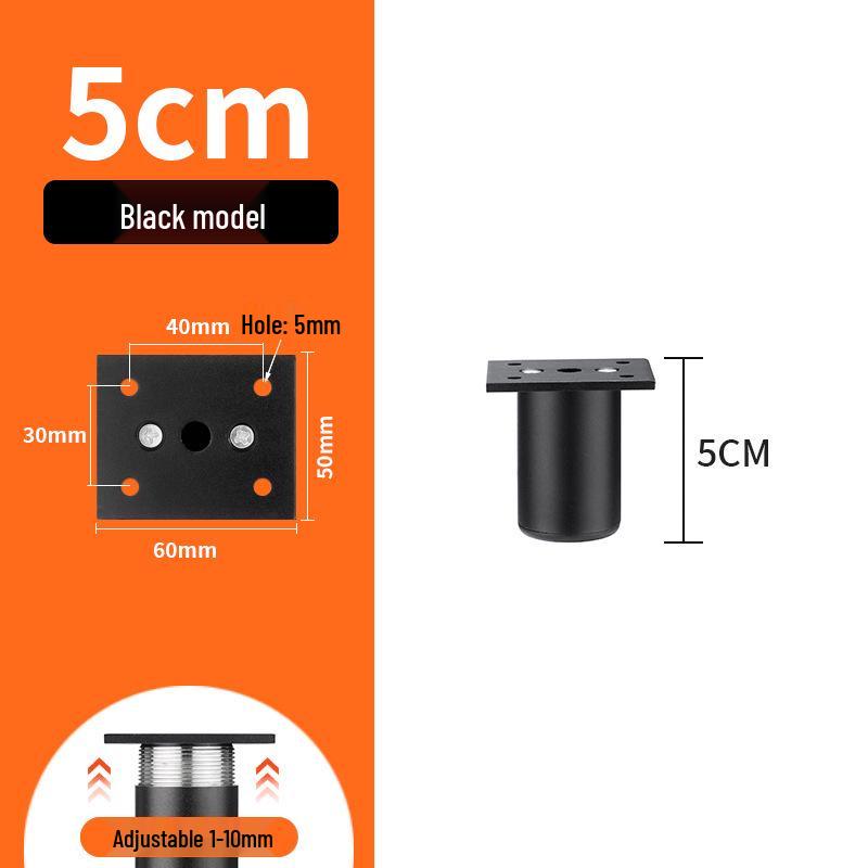 Adjustable Aluminum Alloy Cabinet & Furniture Support Legs
