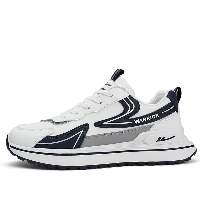 Warrior Simple Comfortable Thick Sole Rebound Shock Absorption Non-Slip Wear-Resistant Increased Height Low-Top Dad Shoes Men sneaker WXP(WZ)-089601