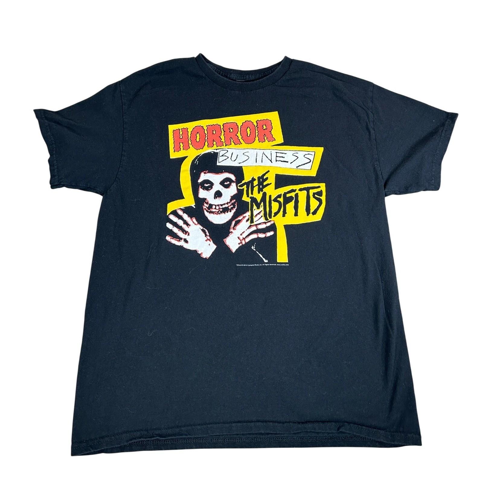 The Misfits Horror Business Подростки с Марса 2015 Черная Графическая Большая Унисекс Футболка XXXL