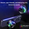 Portable Bluetooth Speaker HECATE G200 RGB Magnetic Speaker BT5.3 Mini Sound Box 6 Hours Playback Phone Holder