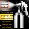 Jiyou W77 High Atomization Spray Gun for Car and Latex Paint, Large Caliber, Top and Bottom Cup Pneumatic Application