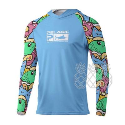 Long-sleeved Hooded Fishing Suit Lightweight Sun-proof UPF50 Luya