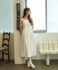 LAMARO Princess Modern Long Dress (White)