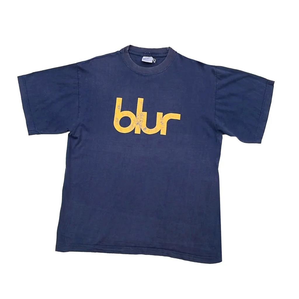 Summer 2026 The New BLUR Band British Rock Punk American Pure Cotton Loose Men's Short-sleeved T-shirt for Men and Women