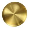Round Tray Gold Stainless Steel Disc Decorative Shiny Candle Holder for Jewelry Makeup Keys Home Decor Gift for