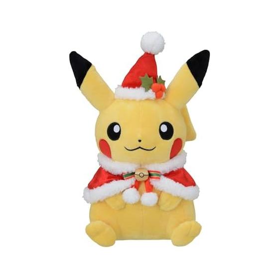 Pokemon Center Оригинальная плюшевая игрушка Рождество Пикачу