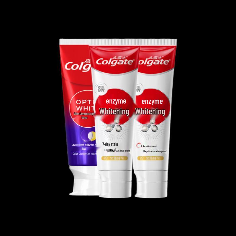 Colgate Optical Color Correcting & Whitening Toothpaste Bundle