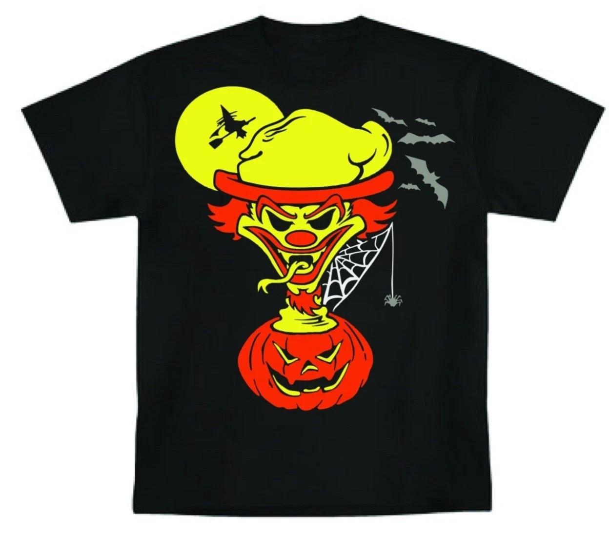 Insane Clown Posse Riddle Box Halloween T Shirt Black Cotton Gift Friends HT332 M