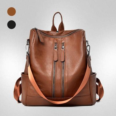 Nuovo zaino doppio uso morbido temperamento moda borsa da donna zaino grande capacità spalla singola tempo libero