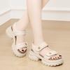 Platform sandals women's summer new versatile fashion casual Velcro soft sole light