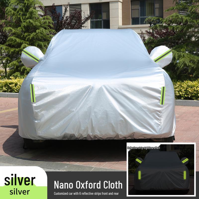 Thickened Nezha L AYA X U S GT Car Cover: Sun & Rain Protection, Heat Insulation, Universal Fit