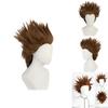 Cosplay Wig Brown Short Hair With Hightemperature Silk For Scene Role Play
