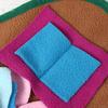 Yousheng Dog Snuffle Mat Anti Slip Relieve Pressure Vibrant Color Nosework Feeding Slow Feeder Dog Puzzle Toys for Indoor