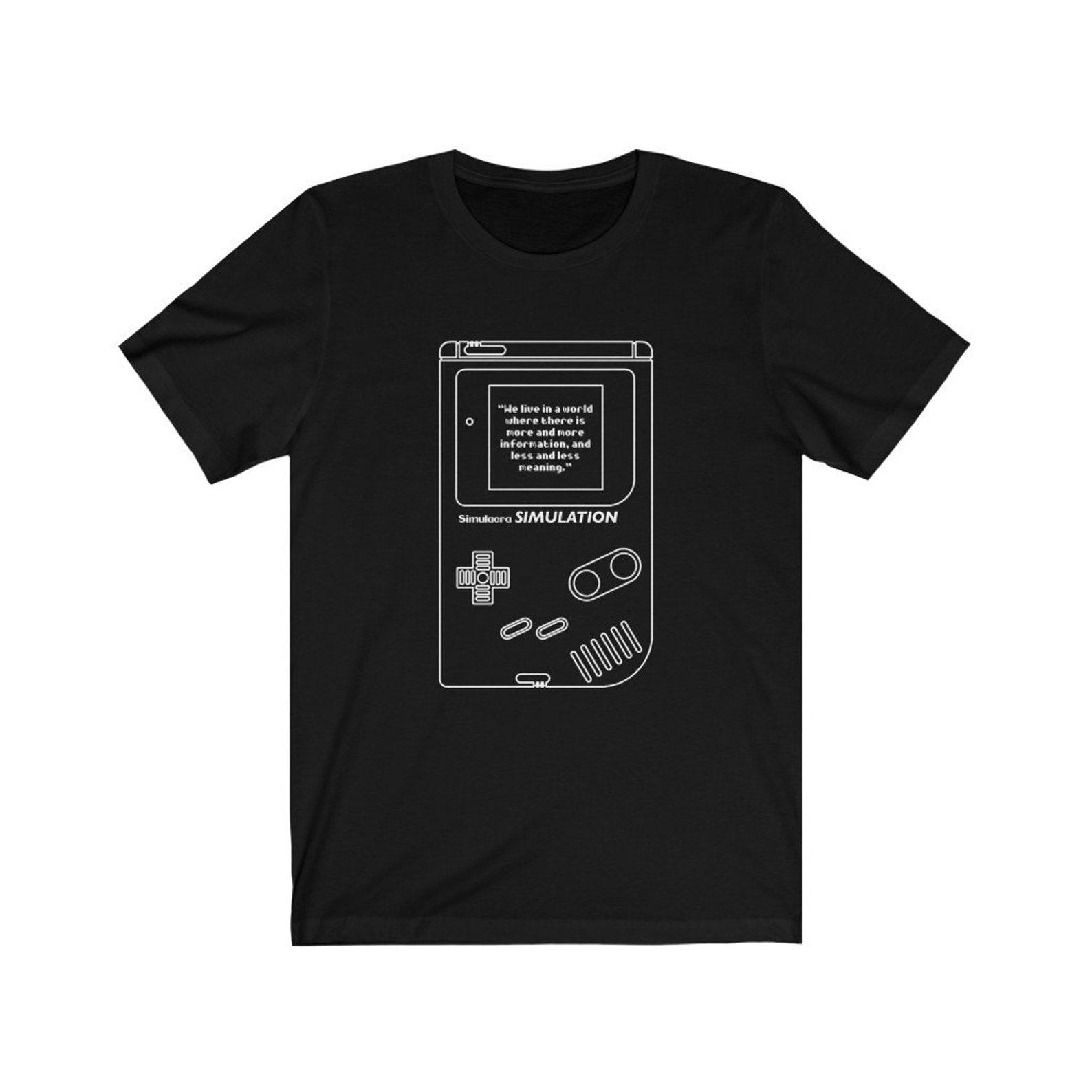 8-Bit Baudrillard Philosophy T-shirt S