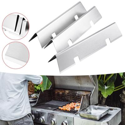 3x BBQ Flavor Bar Fire Plate Sturdy Multipurpose Easy To Install Grill Heat Plates Gas
