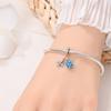 Original Copper Charms Luxury Blue Travel Case Pendant Airplane Beads Fit Bracelet Diy Women Making Delicate Gift