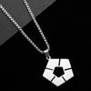 Trendige blaue Gefängnis-Fußballkette Bluelock Logo Anhänger Blue Lock Cartoon Anhänger Schmuck