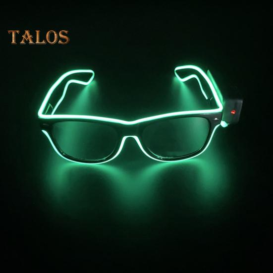 Trådlösa LED-glasögon som lyser i mörkret Neon Rave-glasögon för bar födelsedagsfest DJ scenframträdande cosplay