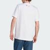 adidas Originals Letter Print Rundhals Kurzarm T-Shirt Herren Oberteile Weiß IP5552