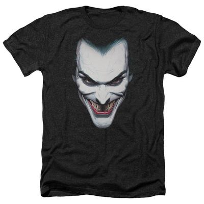 THE JOKER PORTRAIT Licensed Adult Men's Heather Tee Shirt SM-3XL Unisex T-Shirt