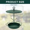 Bird Feeder Metal Bird Feeder Elegant Outdoor Hanging Bird Feeder with S Hook Weatherproof Feeding Tool for Garden Patio Yard