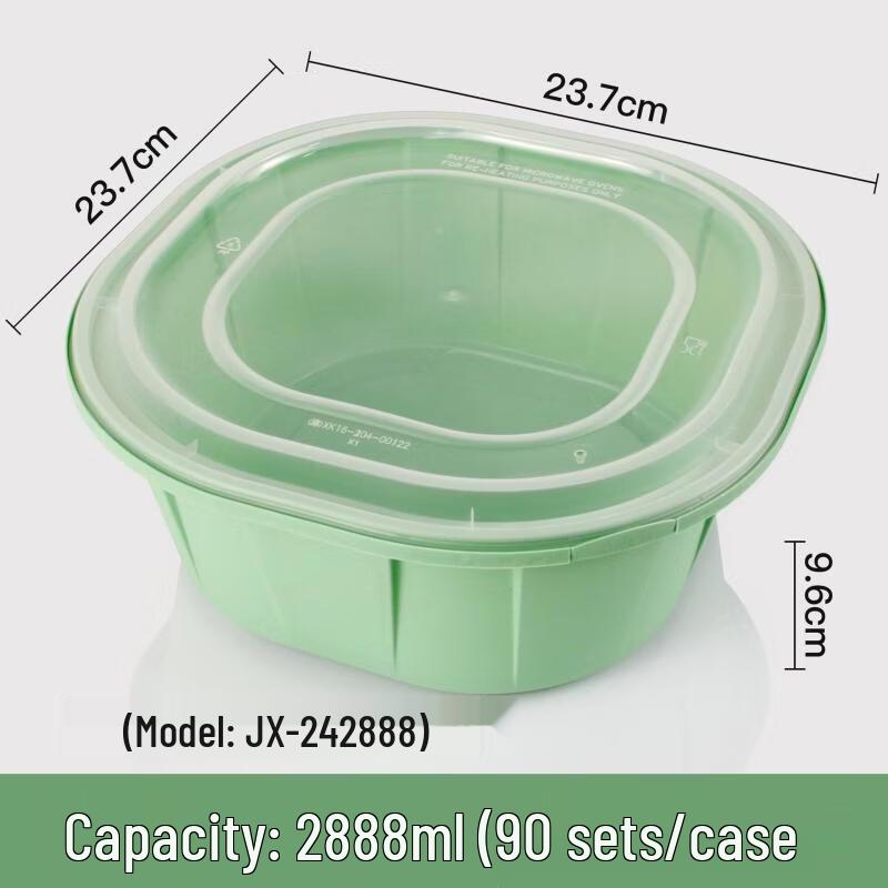 

Disposable Square Divided Food Containers with Lids